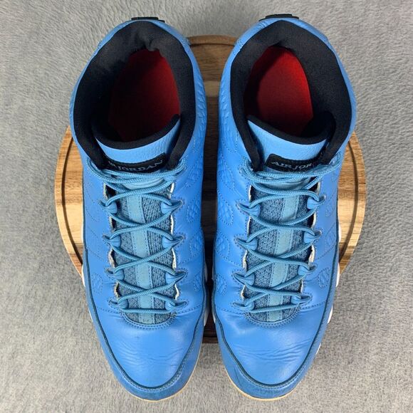 Nike Air Jordan 9 Low Retro Pantone Shoes Mens Size 13 Blue Sneakers UNC - Picture 9 of 10